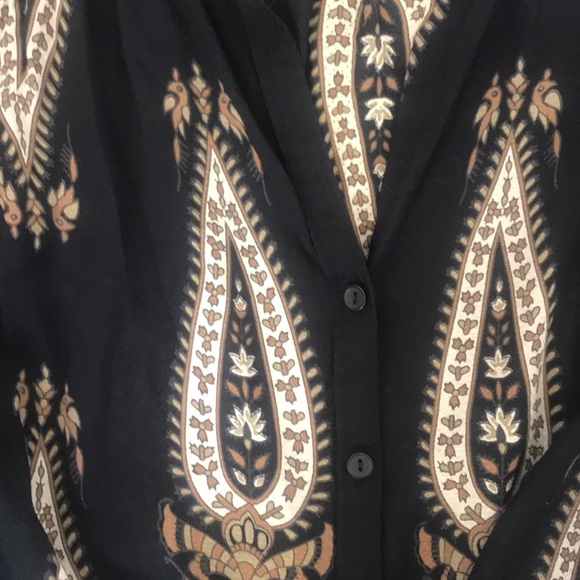 Long sleeve paisley shirt - Picture 3 of 3